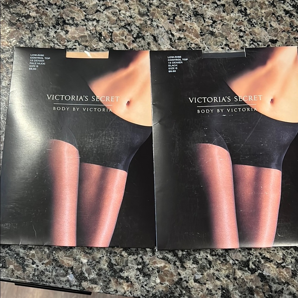 Victoria's Secret Bundle of 2 Pantyhose